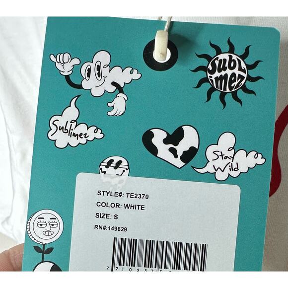 Majestik Sublimez "Do It" Stay Wild Graffiti Streetwear Tee Shirt sz small New - Picture 3 of 4